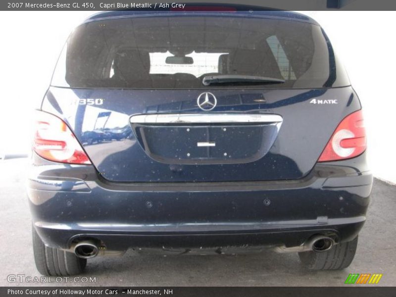 Capri Blue Metallic / Ash Grey 2007 Mercedes-Benz GL 450