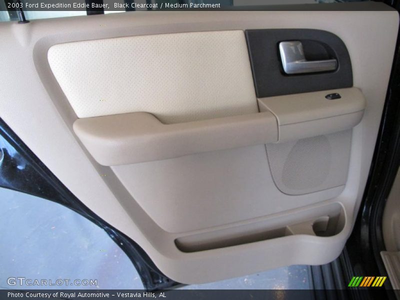 Black Clearcoat / Medium Parchment 2003 Ford Expedition Eddie Bauer