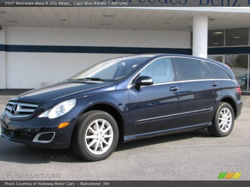 Capri Blue Metallic / Ash Grey 2007 Mercedes-Benz R 350 4Matic