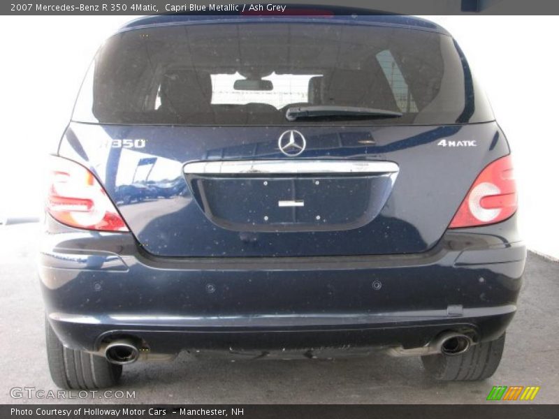 Capri Blue Metallic / Ash Grey 2007 Mercedes-Benz R 350 4Matic