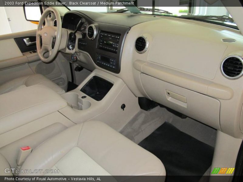 Black Clearcoat / Medium Parchment 2003 Ford Expedition Eddie Bauer