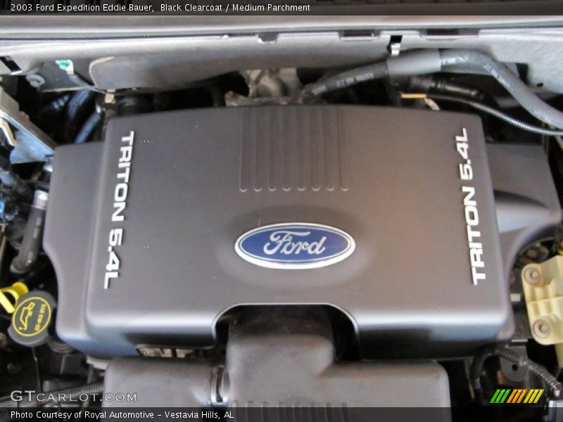 Black Clearcoat / Medium Parchment 2003 Ford Expedition Eddie Bauer