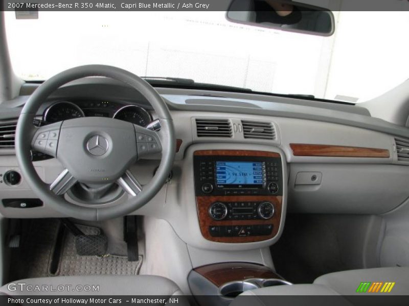 Capri Blue Metallic / Ash Grey 2007 Mercedes-Benz R 350 4Matic