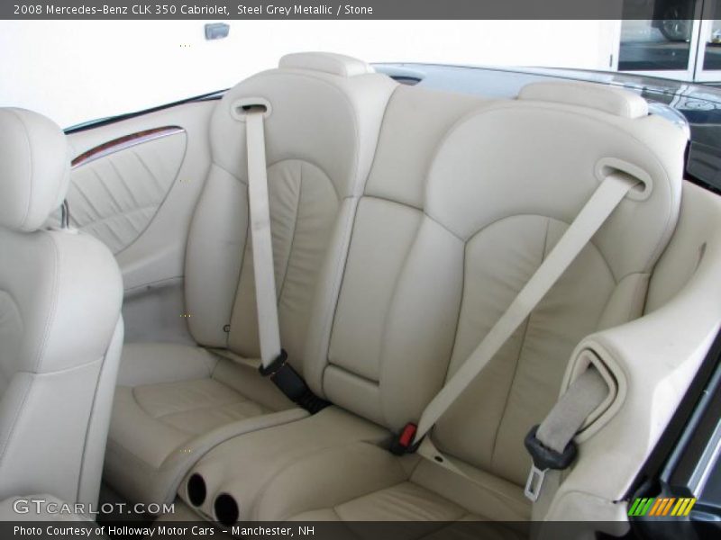 Steel Grey Metallic / Stone 2008 Mercedes-Benz CLK 350 Cabriolet