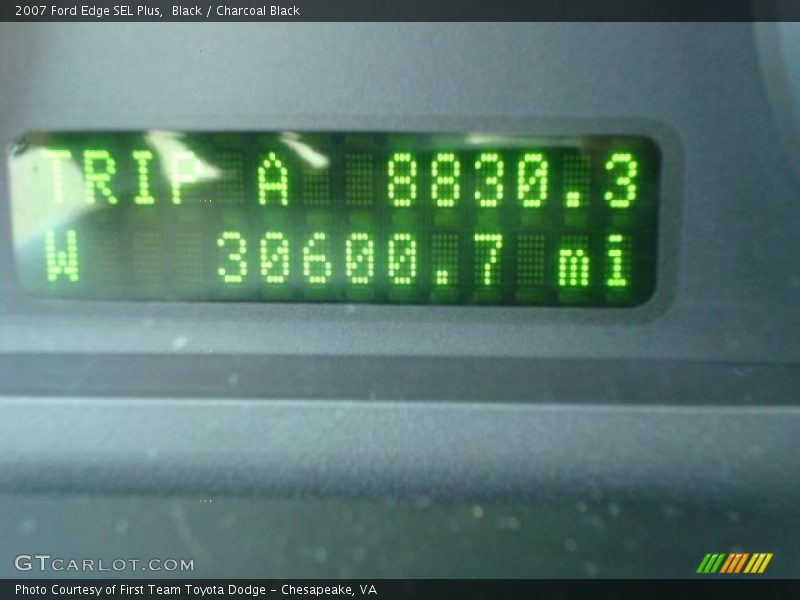Black / Charcoal Black 2007 Ford Edge SEL Plus