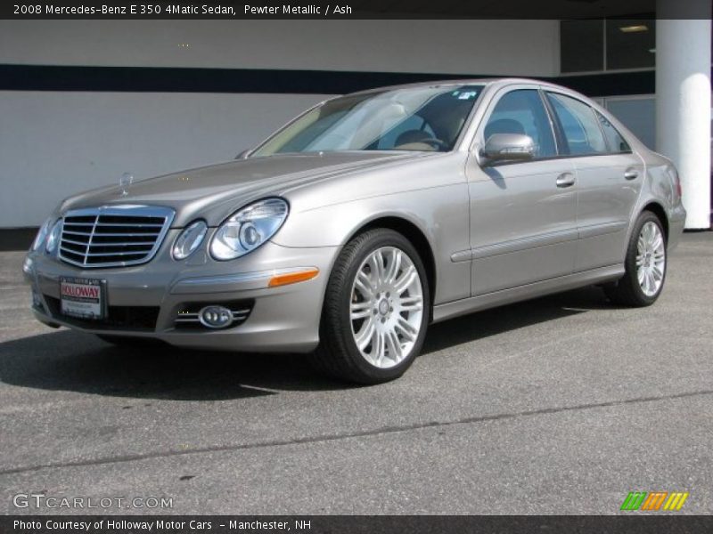 Pewter Metallic / Ash 2008 Mercedes-Benz E 350 4Matic Sedan