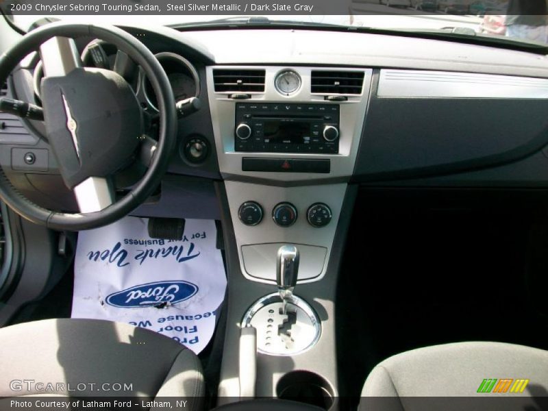 Steel Silver Metallic / Dark Slate Gray 2009 Chrysler Sebring Touring Sedan