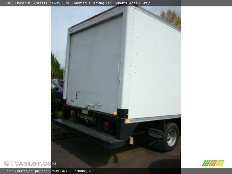 Summit White / Gray 2008 Chevrolet Express Cutaway 3500 Commercial Moving Van