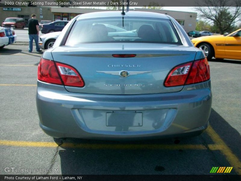 Steel Silver Metallic / Dark Slate Gray 2009 Chrysler Sebring Touring Sedan