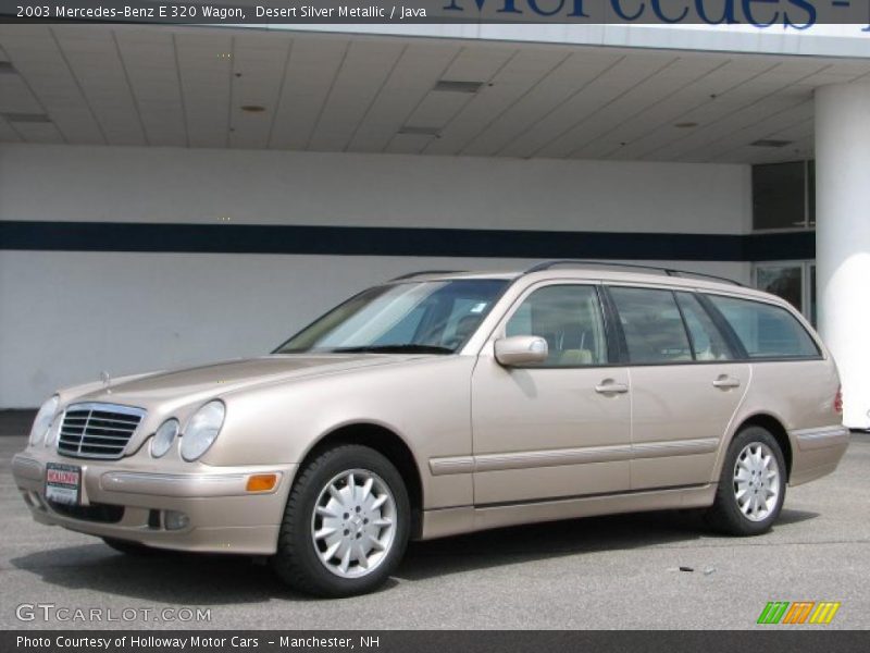 Desert Silver Metallic / Java 2003 Mercedes-Benz E 320 Wagon