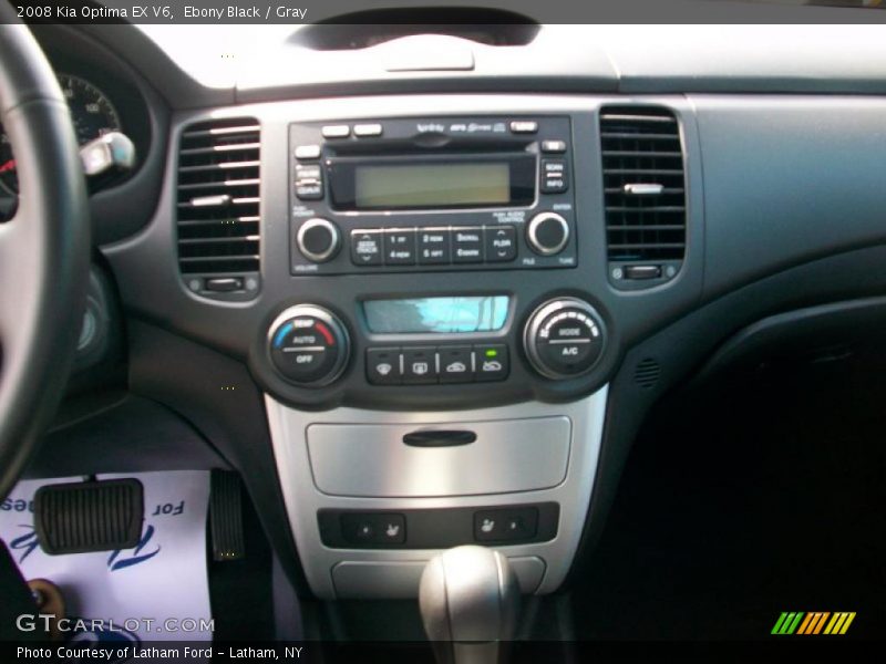 Ebony Black / Gray 2008 Kia Optima EX V6
