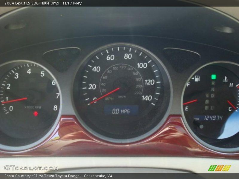 Blue Onyx Pearl / Ivory 2004 Lexus ES 330