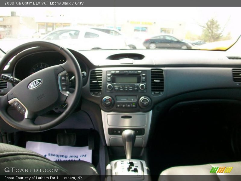 Ebony Black / Gray 2008 Kia Optima EX V6
