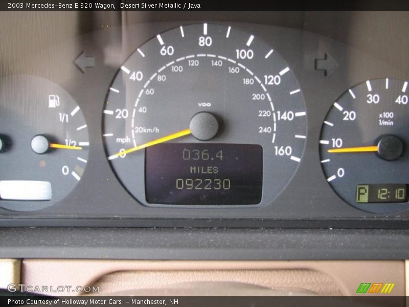 Desert Silver Metallic / Java 2003 Mercedes-Benz E 320 Wagon