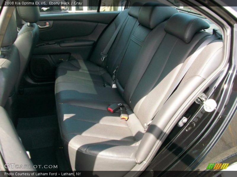 Ebony Black / Gray 2008 Kia Optima EX V6