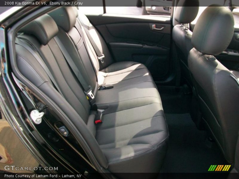 Ebony Black / Gray 2008 Kia Optima EX V6
