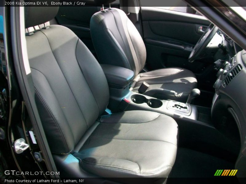 Ebony Black / Gray 2008 Kia Optima EX V6