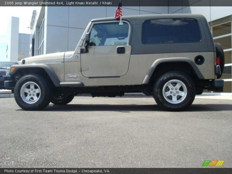 Light Khaki Metallic / Khaki 2006 Jeep Wrangler Unlimited 4x4