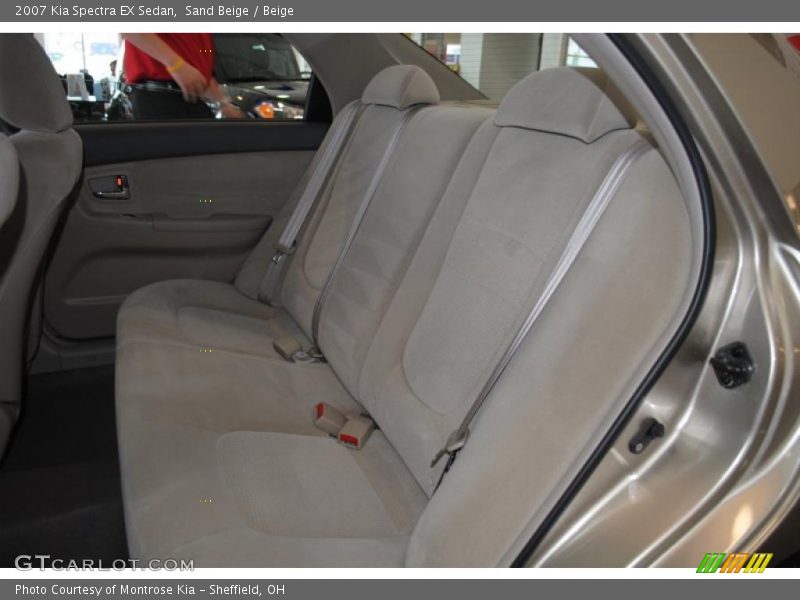 Sand Beige / Beige 2007 Kia Spectra EX Sedan