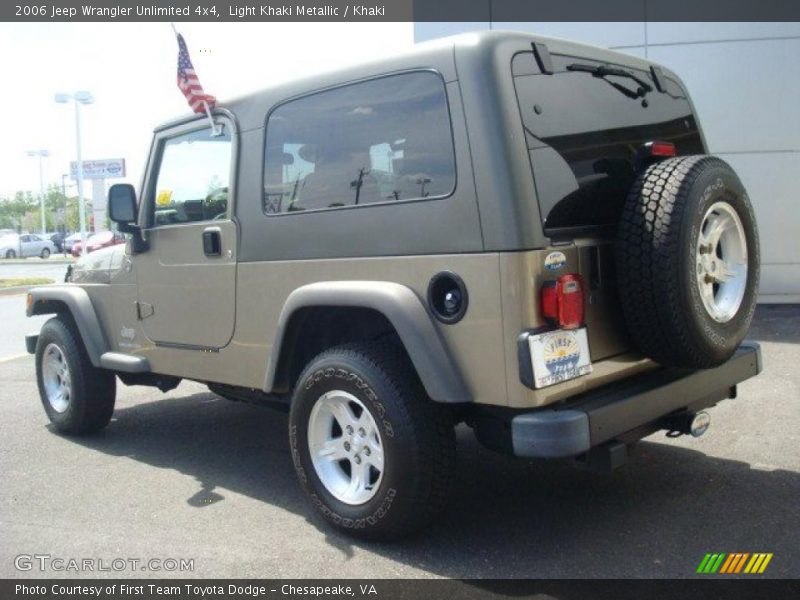 Light Khaki Metallic / Khaki 2006 Jeep Wrangler Unlimited 4x4