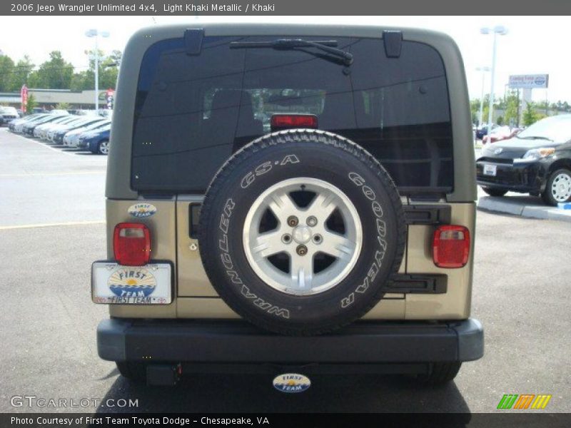 Light Khaki Metallic / Khaki 2006 Jeep Wrangler Unlimited 4x4