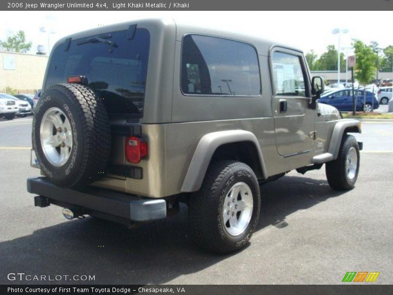Light Khaki Metallic / Khaki 2006 Jeep Wrangler Unlimited 4x4