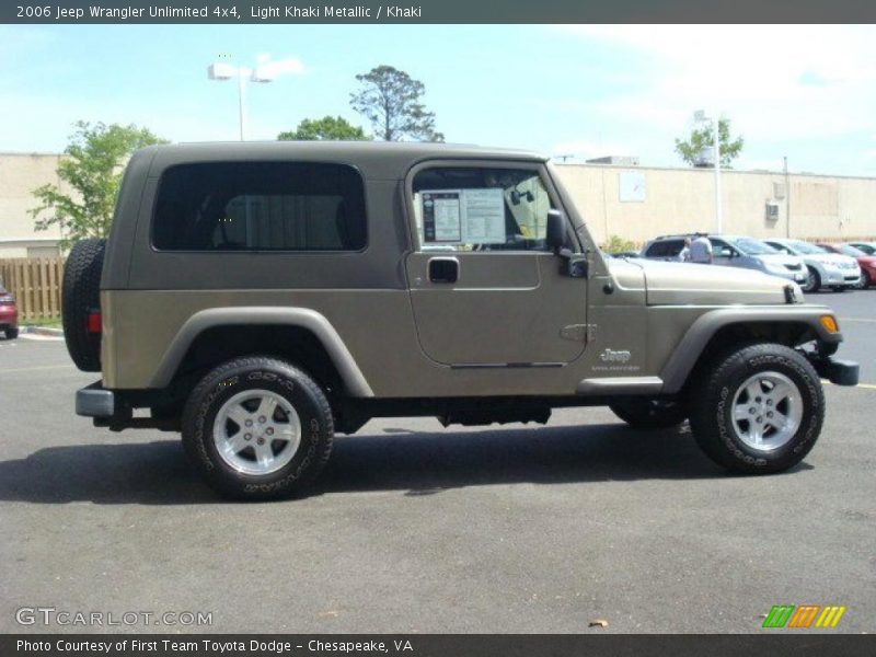 Light Khaki Metallic / Khaki 2006 Jeep Wrangler Unlimited 4x4