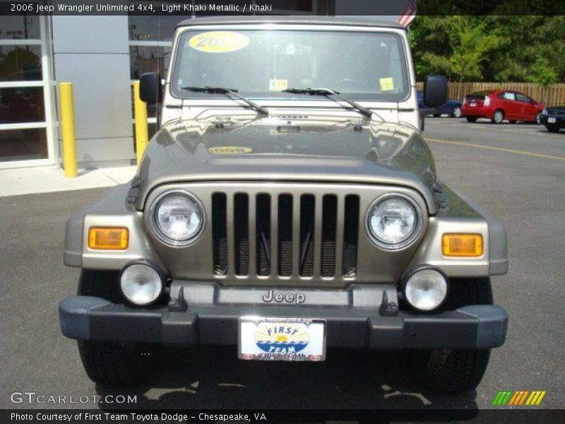 Light Khaki Metallic / Khaki 2006 Jeep Wrangler Unlimited 4x4