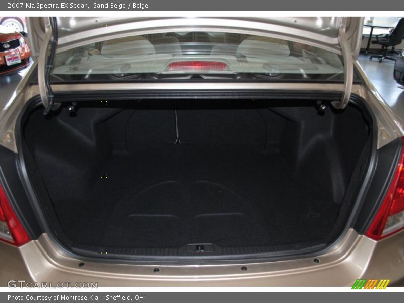 Sand Beige / Beige 2007 Kia Spectra EX Sedan