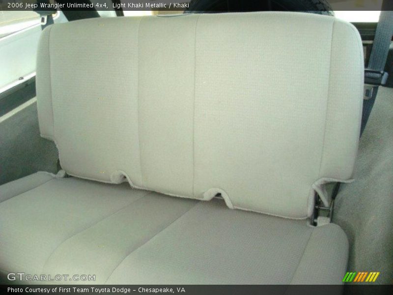 Light Khaki Metallic / Khaki 2006 Jeep Wrangler Unlimited 4x4