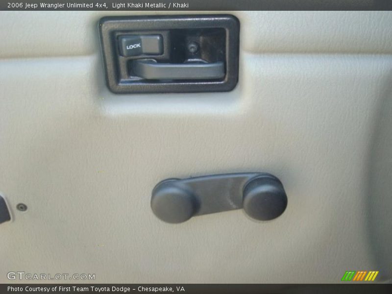Light Khaki Metallic / Khaki 2006 Jeep Wrangler Unlimited 4x4