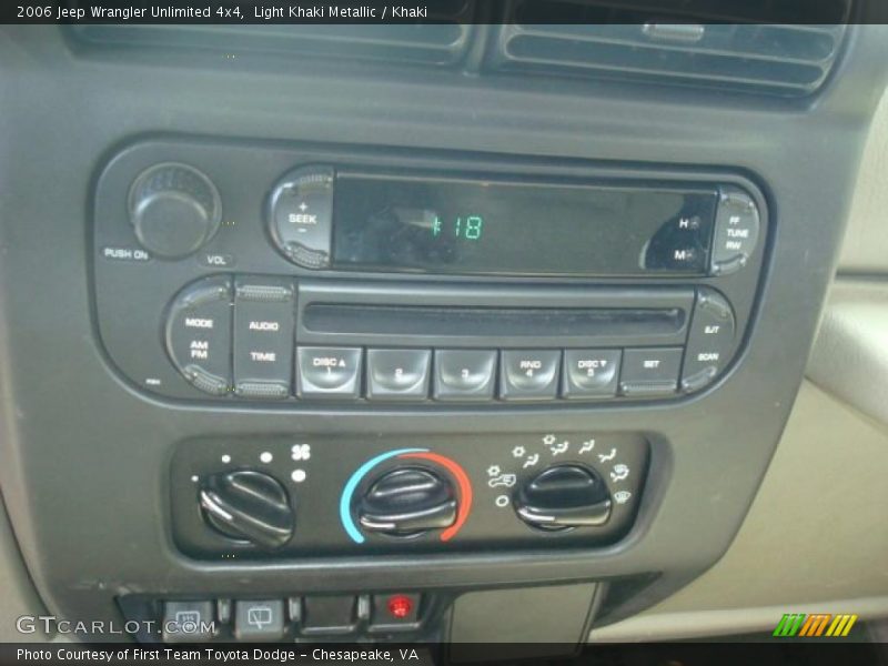 Light Khaki Metallic / Khaki 2006 Jeep Wrangler Unlimited 4x4