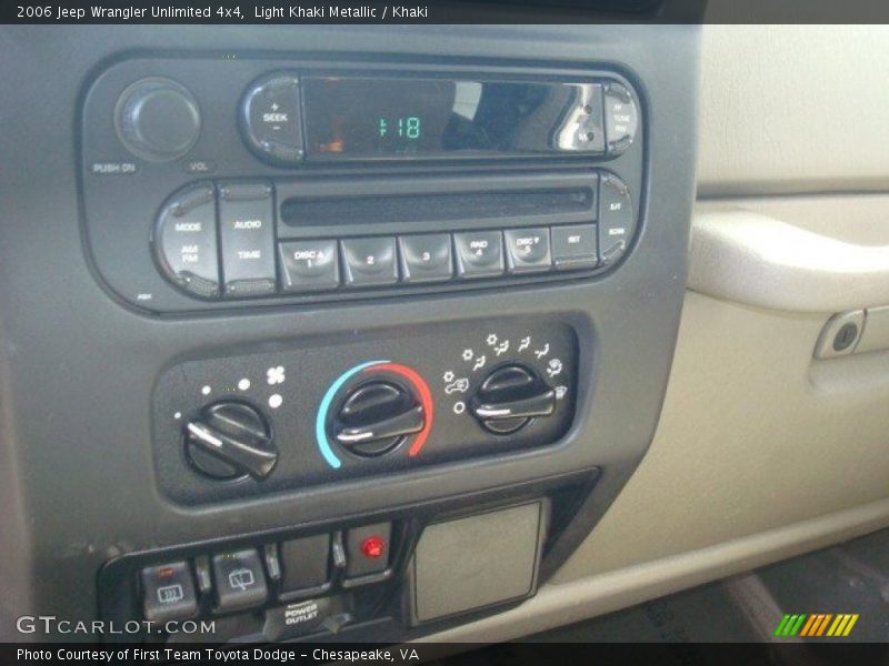 Light Khaki Metallic / Khaki 2006 Jeep Wrangler Unlimited 4x4