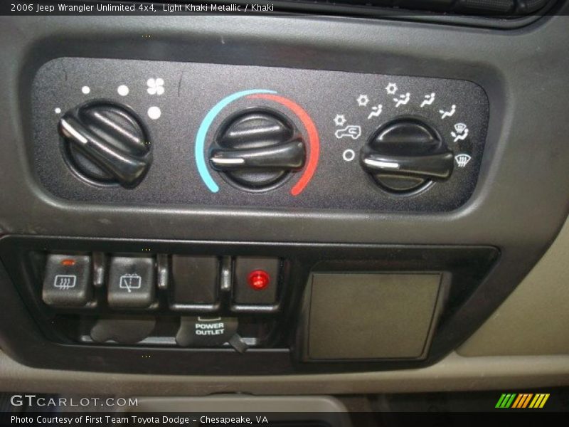 Light Khaki Metallic / Khaki 2006 Jeep Wrangler Unlimited 4x4