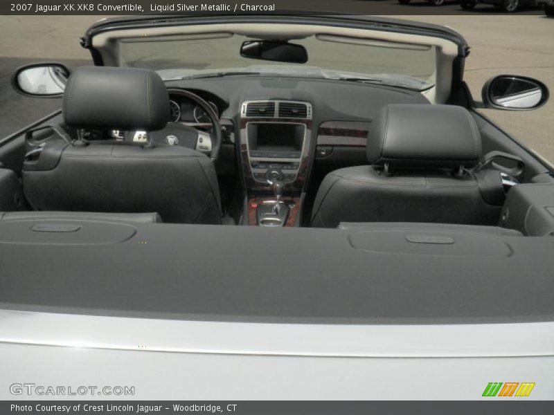 Liquid Silver Metallic / Charcoal 2007 Jaguar XK XK8 Convertible