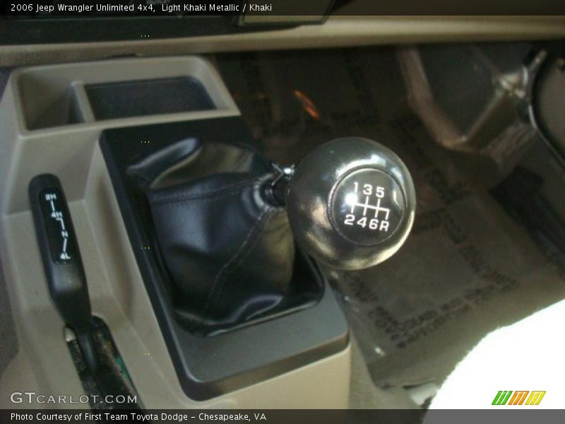 Light Khaki Metallic / Khaki 2006 Jeep Wrangler Unlimited 4x4