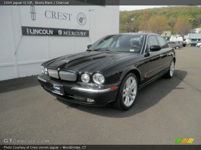 Ebony Black / Charcoal 2004 Jaguar XJ XJR
