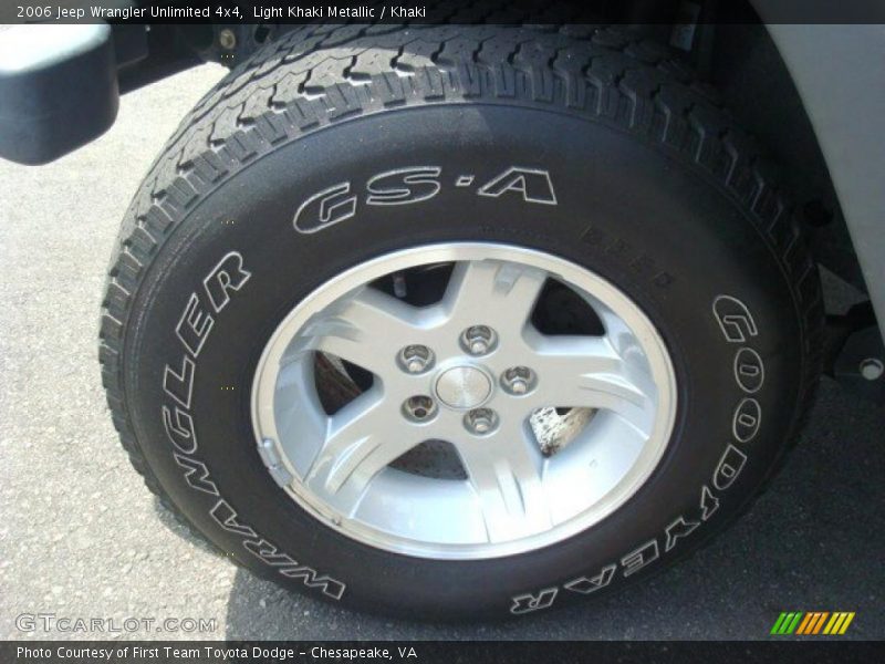 Light Khaki Metallic / Khaki 2006 Jeep Wrangler Unlimited 4x4