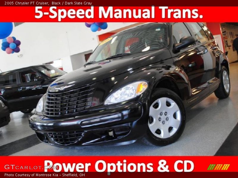 Black / Dark Slate Gray 2005 Chrysler PT Cruiser