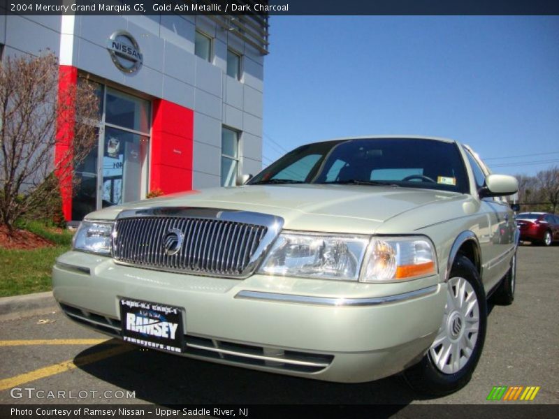 Gold Ash Metallic / Dark Charcoal 2004 Mercury Grand Marquis GS
