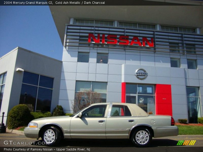 Gold Ash Metallic / Dark Charcoal 2004 Mercury Grand Marquis GS
