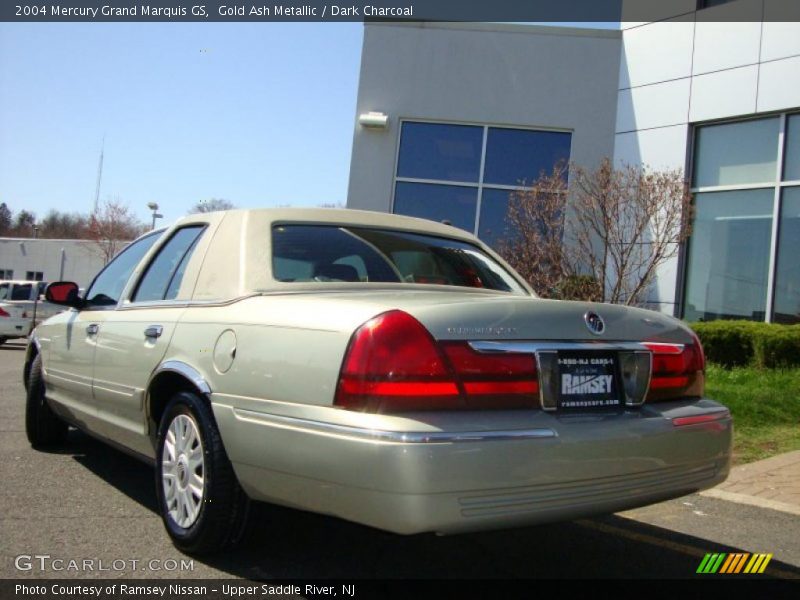 Gold Ash Metallic / Dark Charcoal 2004 Mercury Grand Marquis GS