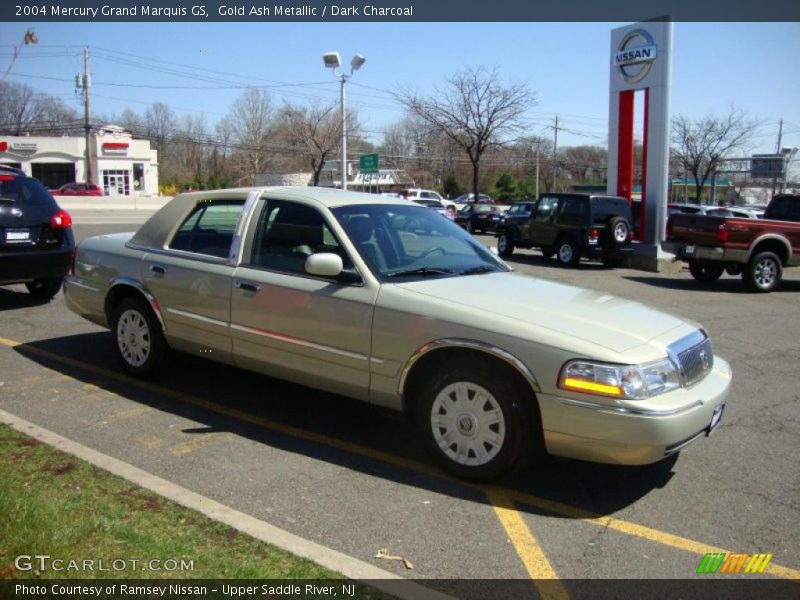 Gold Ash Metallic / Dark Charcoal 2004 Mercury Grand Marquis GS