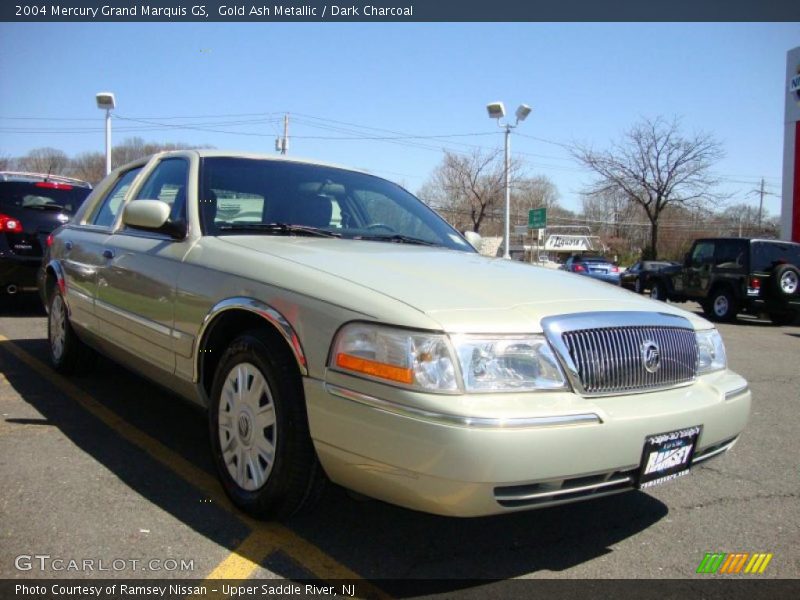 Gold Ash Metallic / Dark Charcoal 2004 Mercury Grand Marquis GS
