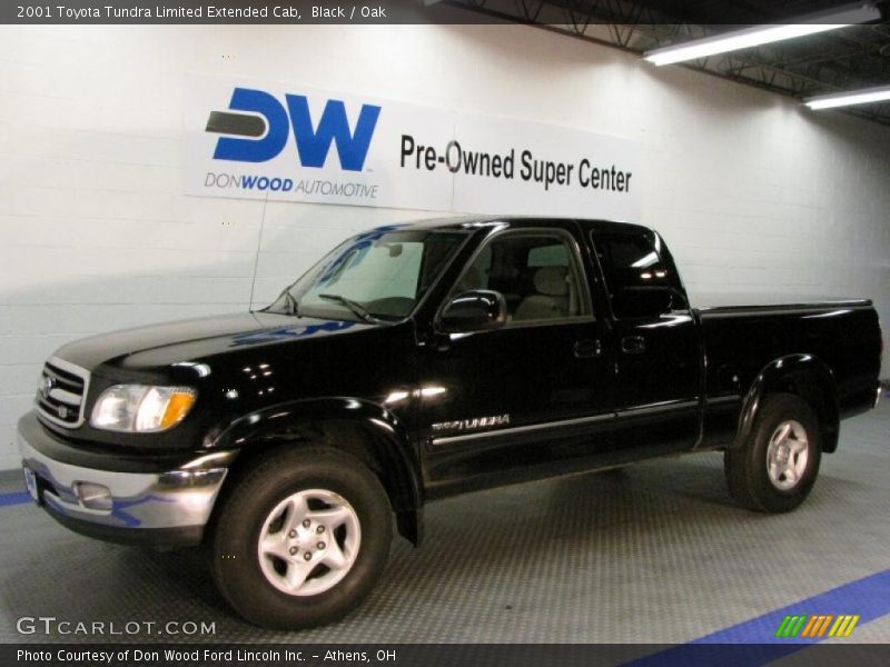 Black / Oak 2001 Toyota Tundra Limited Extended Cab