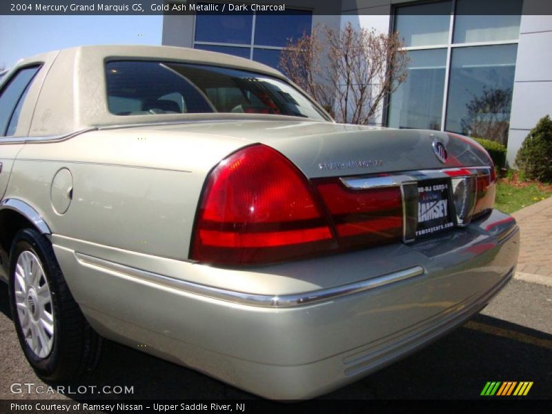 Gold Ash Metallic / Dark Charcoal 2004 Mercury Grand Marquis GS