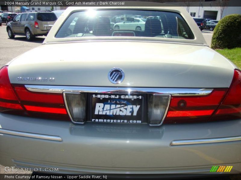 Gold Ash Metallic / Dark Charcoal 2004 Mercury Grand Marquis GS