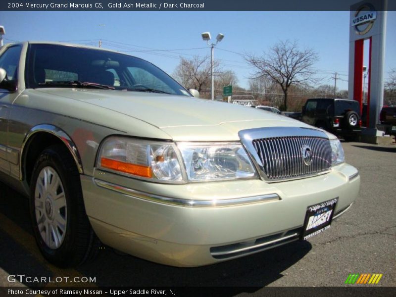 Gold Ash Metallic / Dark Charcoal 2004 Mercury Grand Marquis GS
