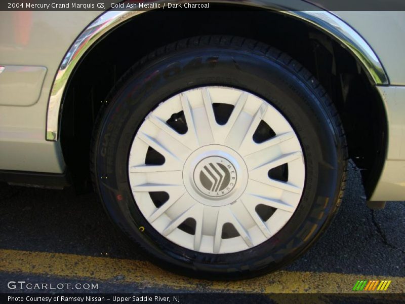 Gold Ash Metallic / Dark Charcoal 2004 Mercury Grand Marquis GS