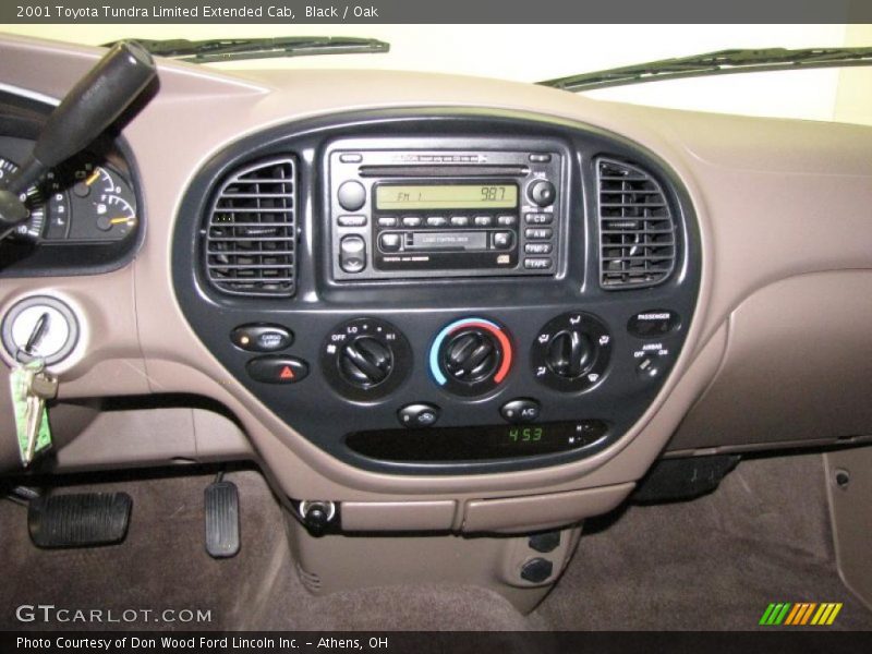 Black / Oak 2001 Toyota Tundra Limited Extended Cab